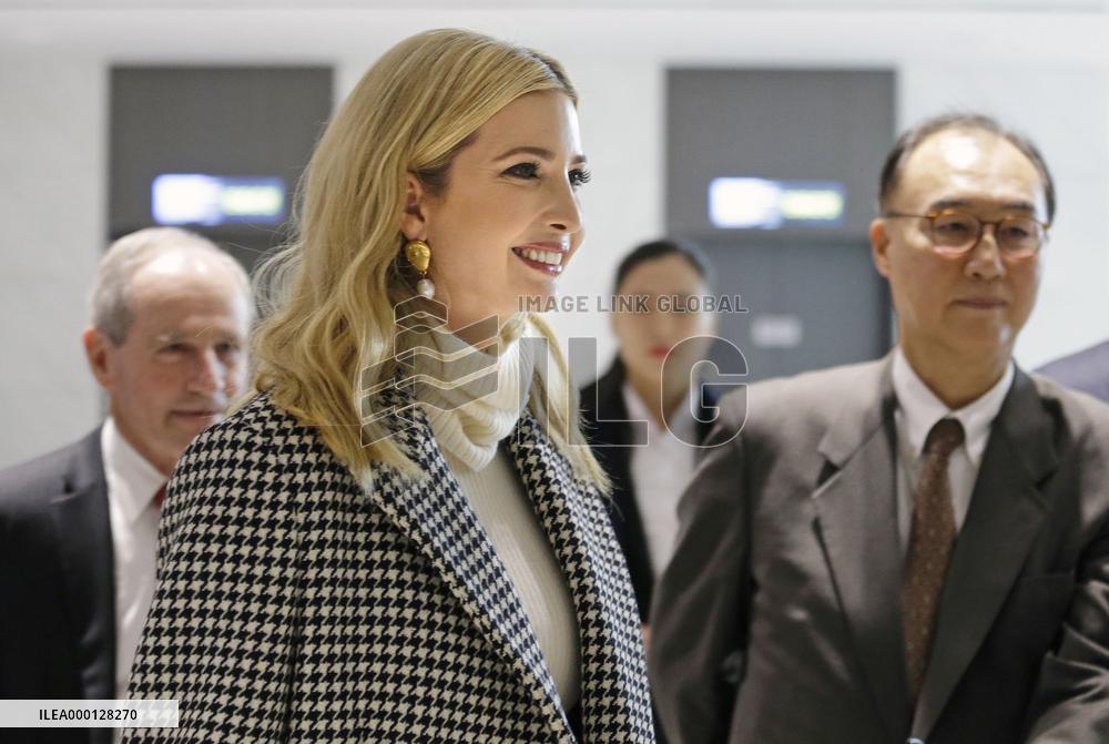 Ivanka Trump arrives in S. Korea
