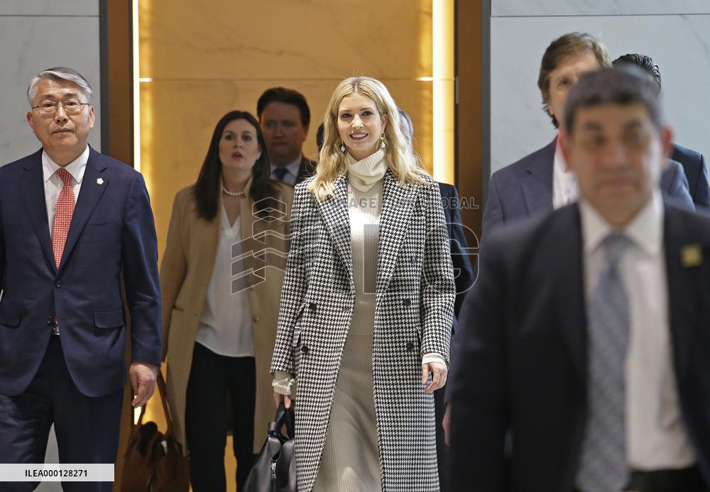 Ivanka Trump arrives in S. Korea