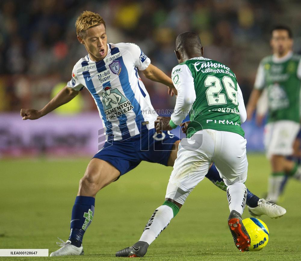 Football: Pachuca-Leon Liga MX match