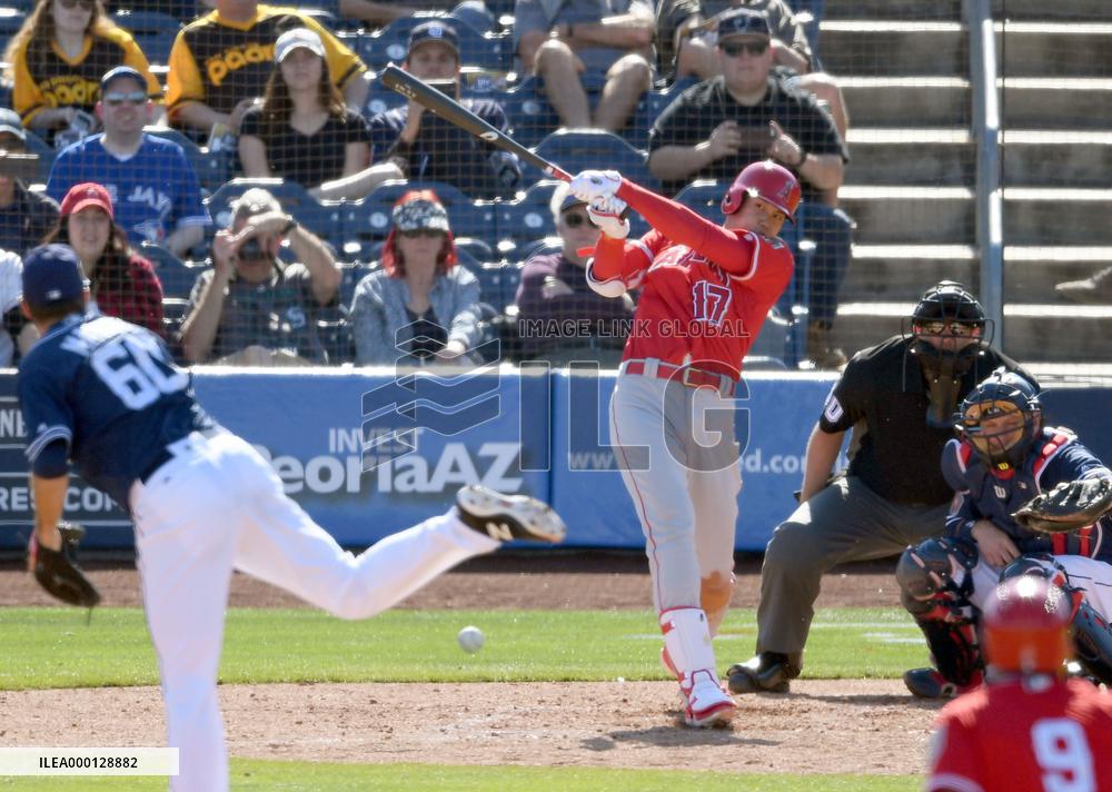 Baseball: Ohtani's DH debut in spring training