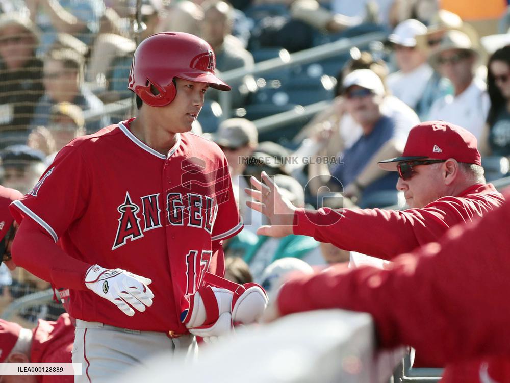 Baseball: Ohtani's DH debut in spring training