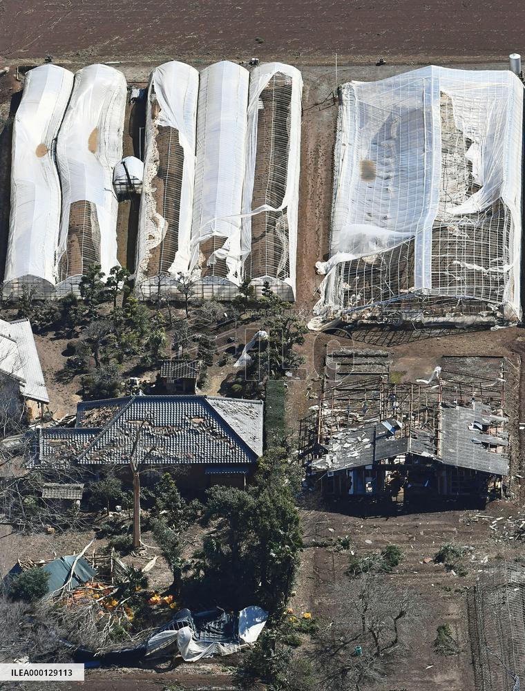 Stormy weather in Japan