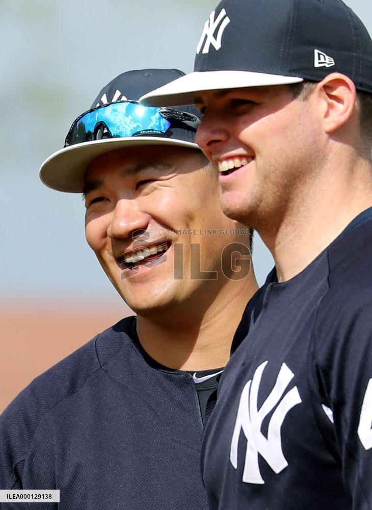 Baseball: New York Yankees pitcher Masahiro Tanaka