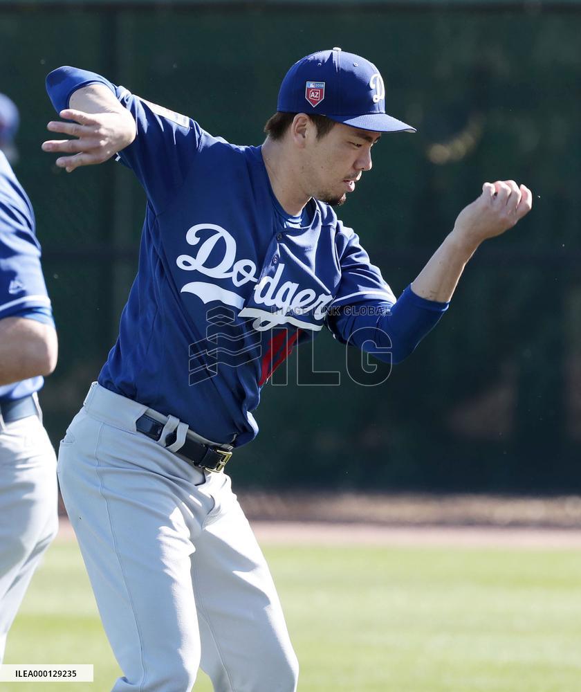Baseball: Los Angeles Dodgers' Maeda