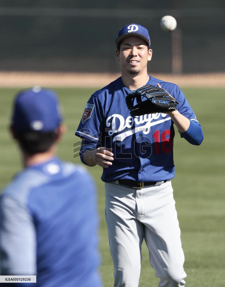 Baseball: Los Angeles Dodgers' Maeda