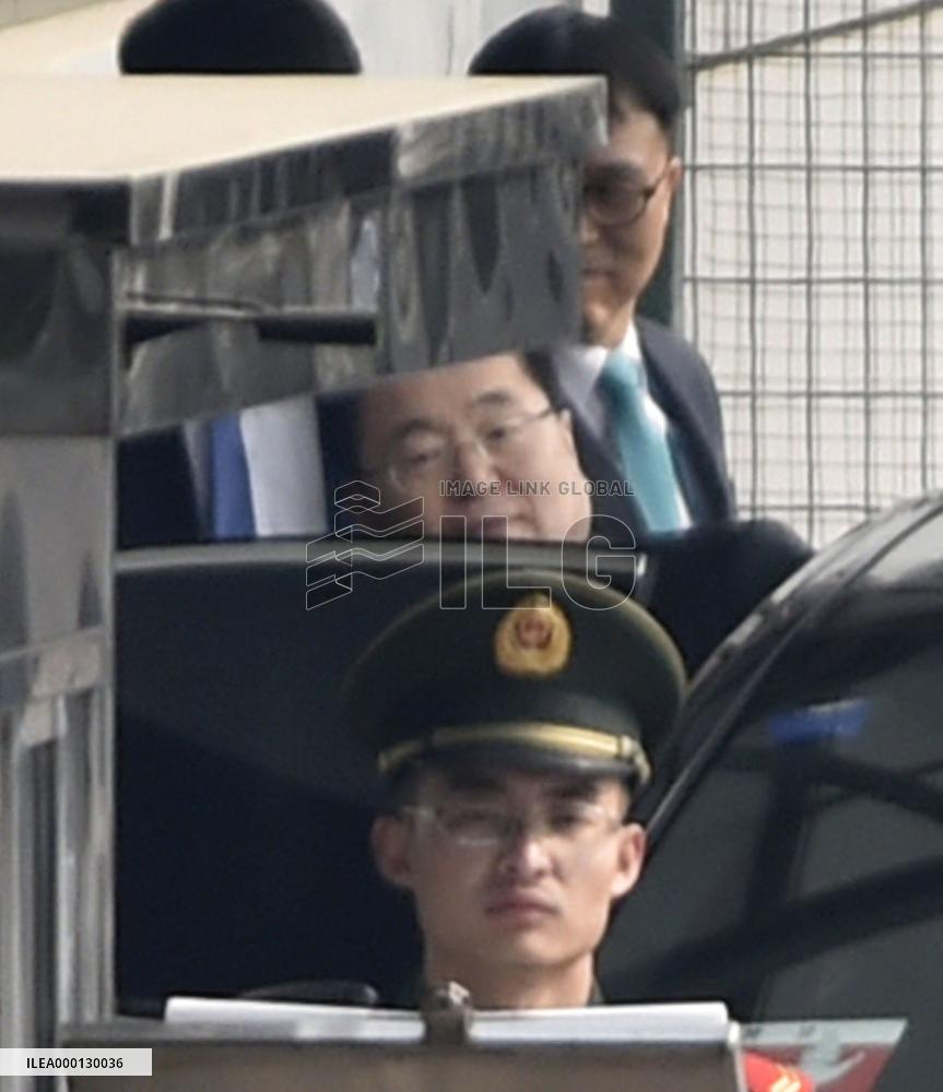 S. Korean official visits China