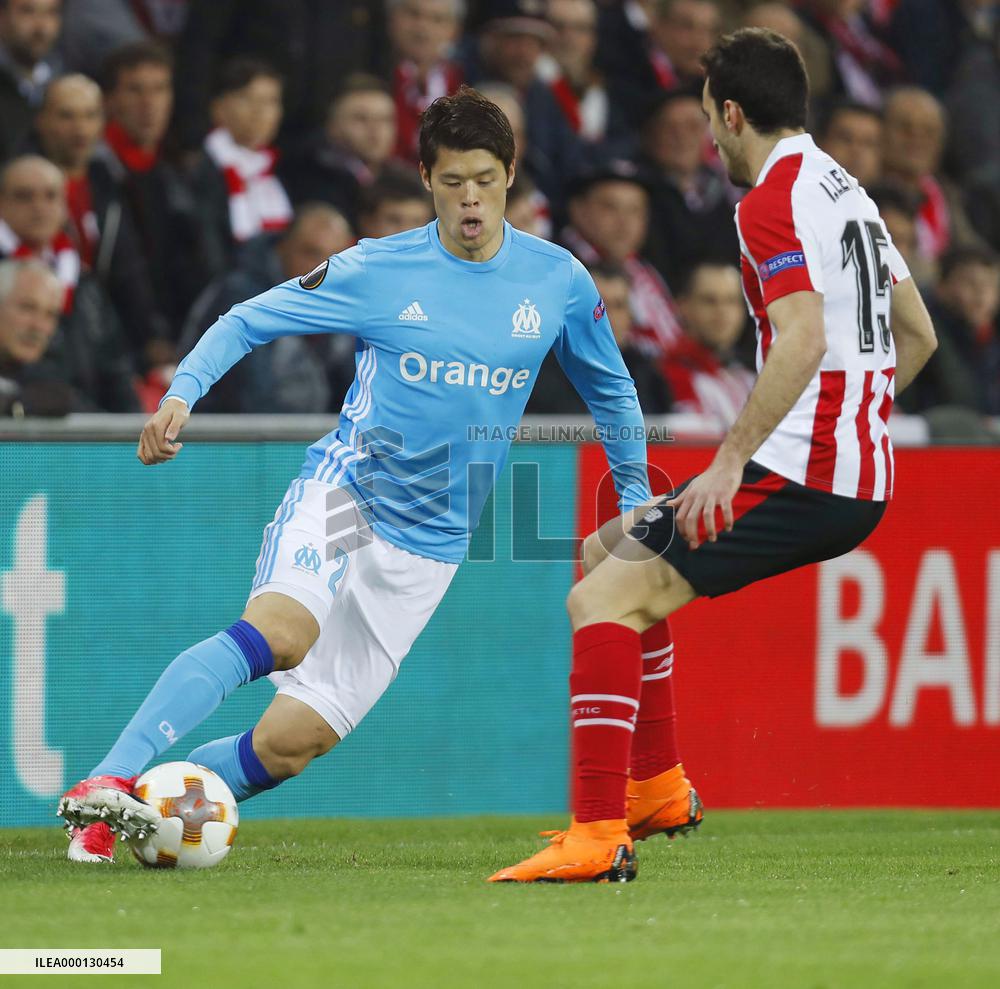 Football: Marseille's Sakai