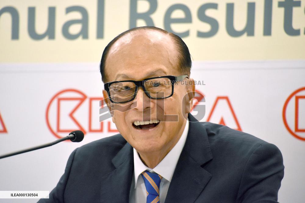 H.K. tycoon Li Ka-shing announces retirement