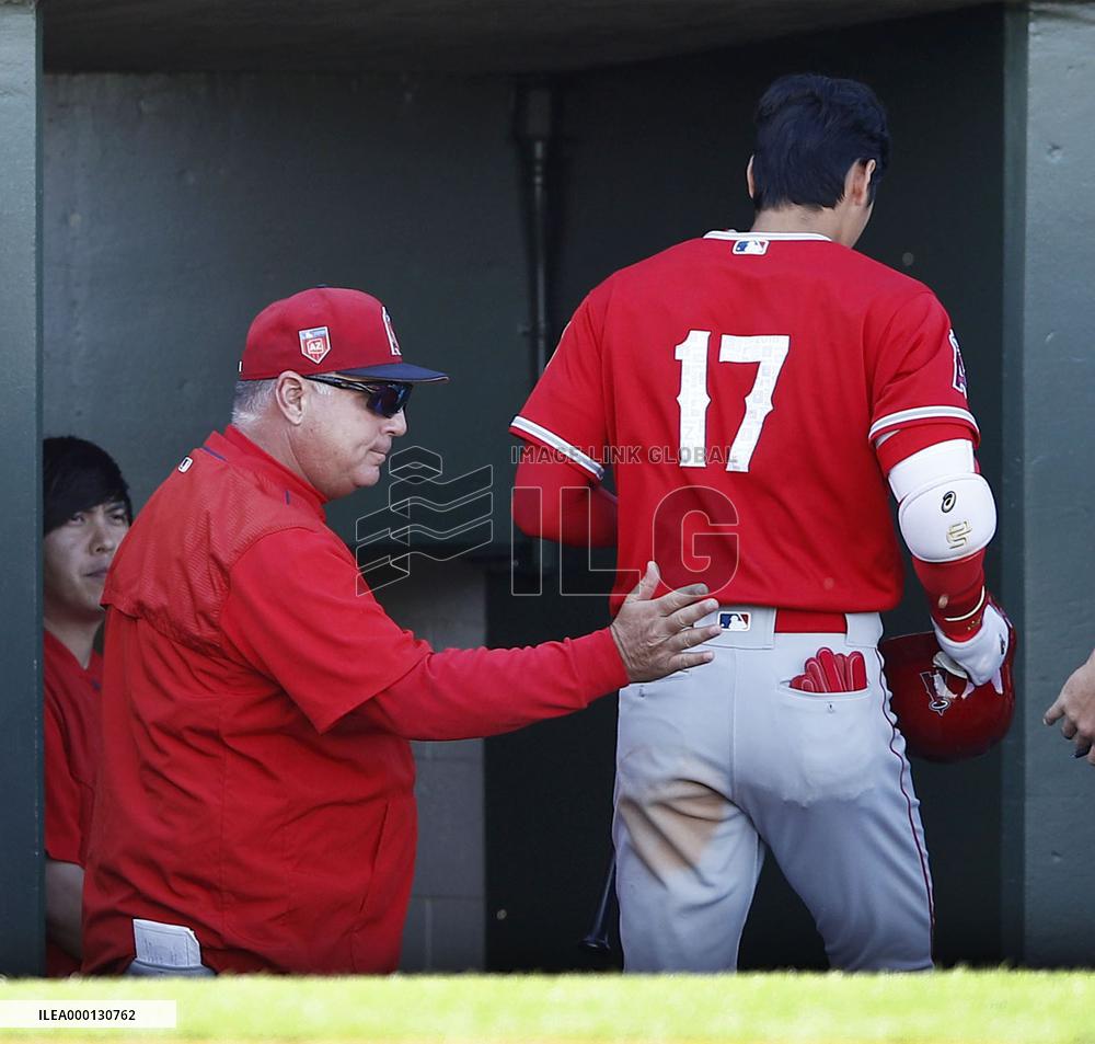 Baseball: Ohtani at Angels spring training