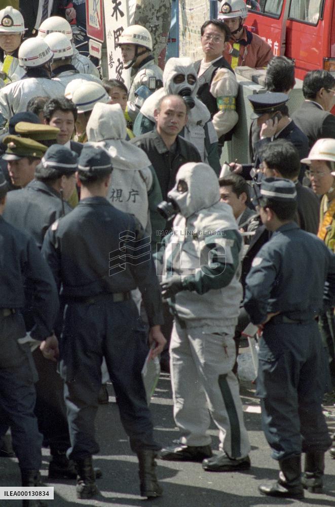 Sarin gas attack on Tokyo subway in 1995