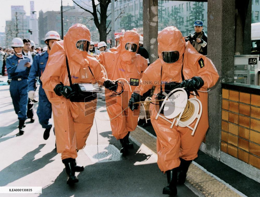 Sarin gas attack on Tokyo subway in 1995