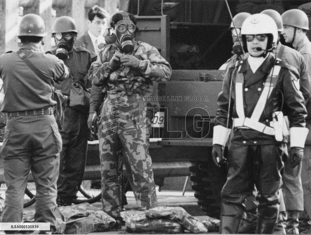 Sarin gas attack on Tokyo subway in 1995