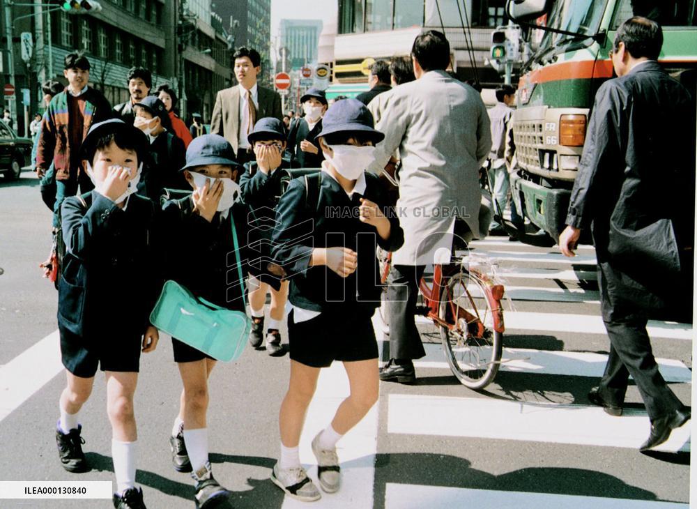 Sarin gas attack on Tokyo subway in 1995