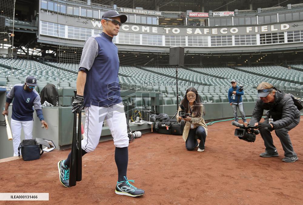 Baseball: Ichiro at Safeco Field
