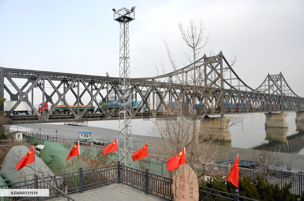 Chinese border city with N. Korea