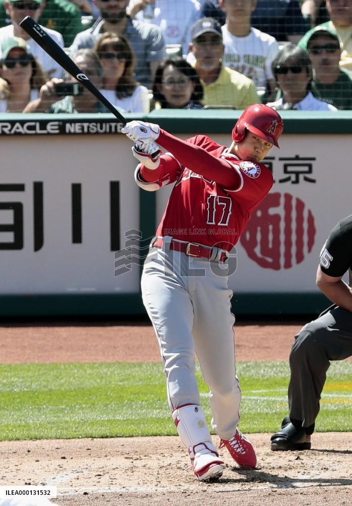 Baseball: A's-Angels season opener