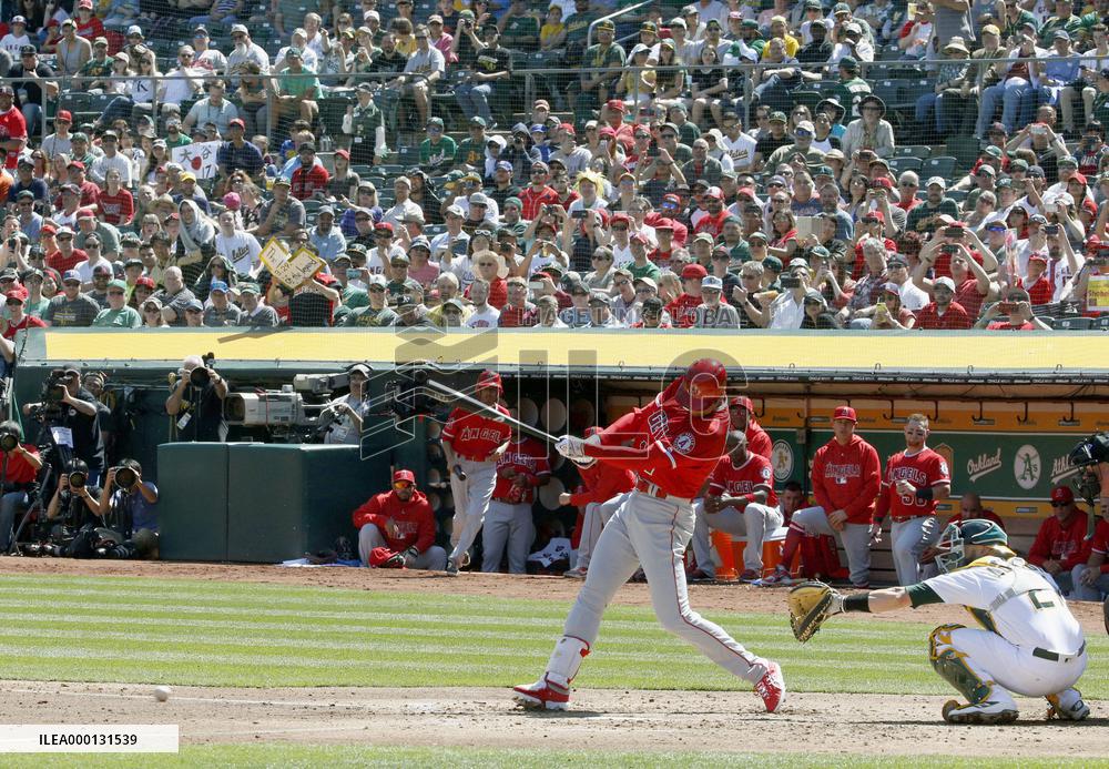 Baseball: Athletics-Angels season opener