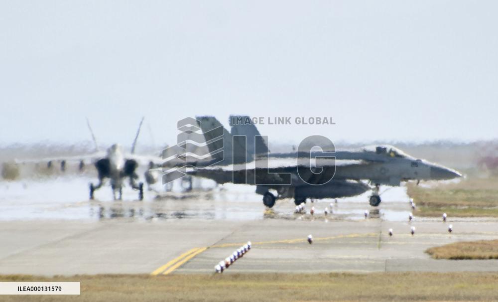 FA-18 fighters in Japan