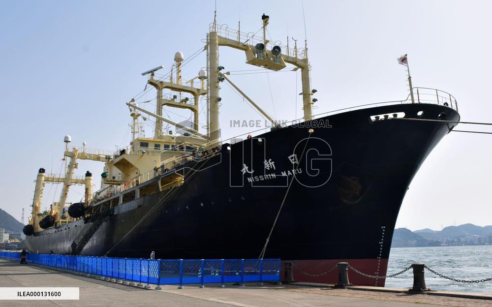 Japanese whalers return from Antarctic