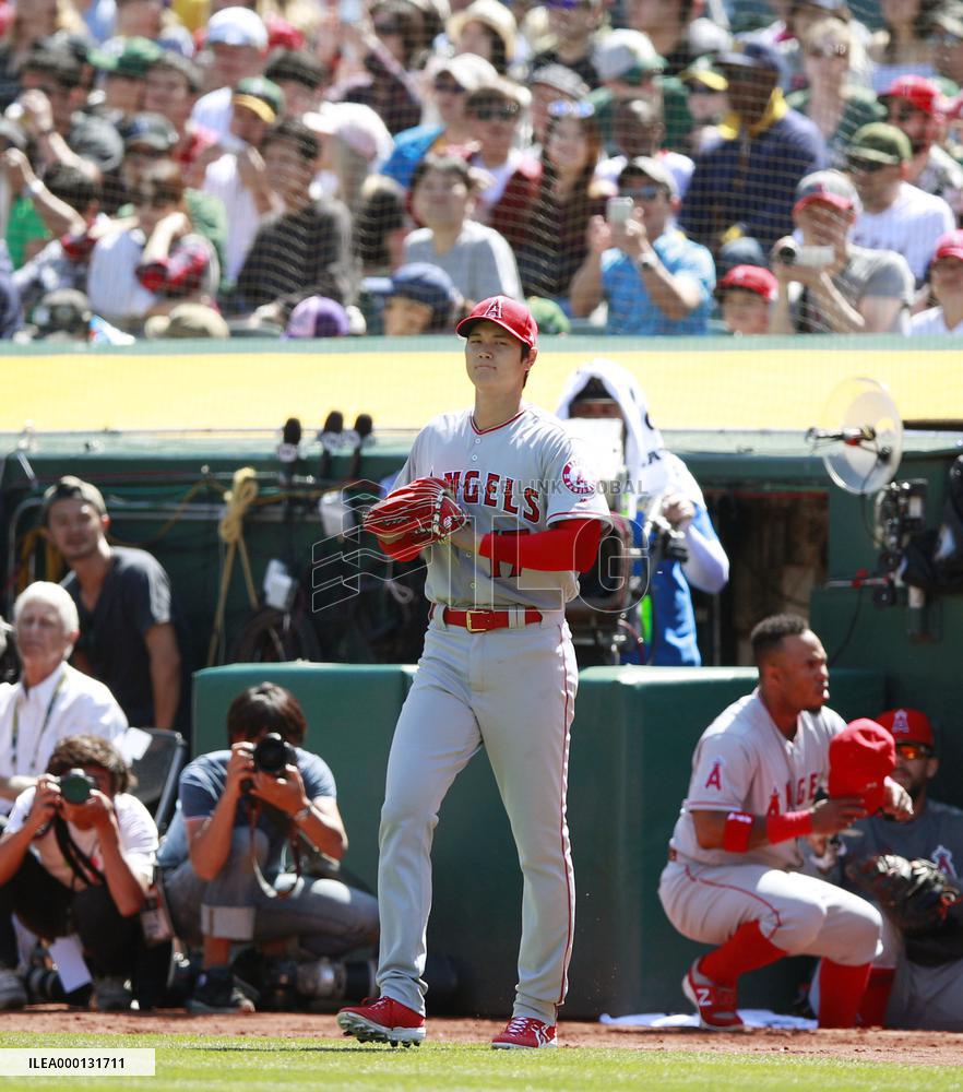 Baseball: Angels' Ohtani