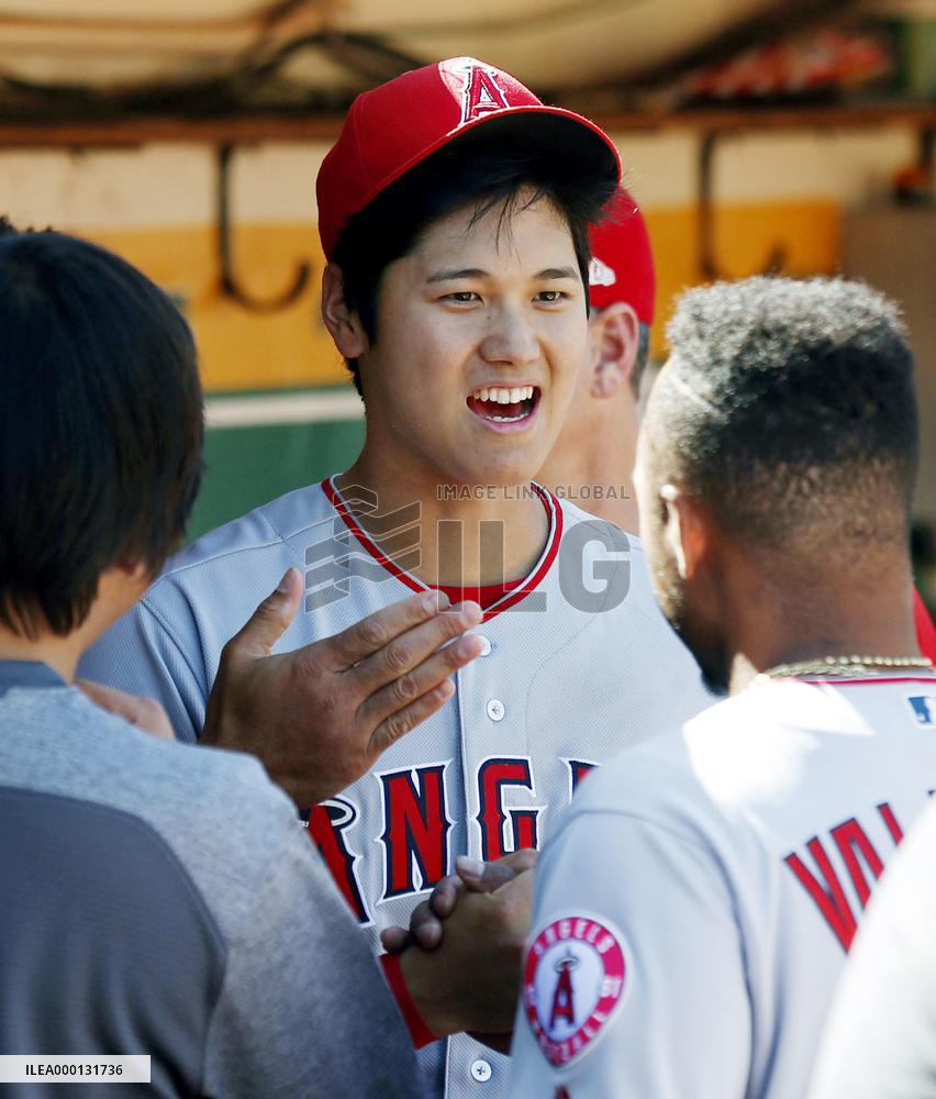 Baseball: Angels' Ohtani