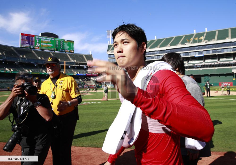 Baseball: Angels' Ohtani