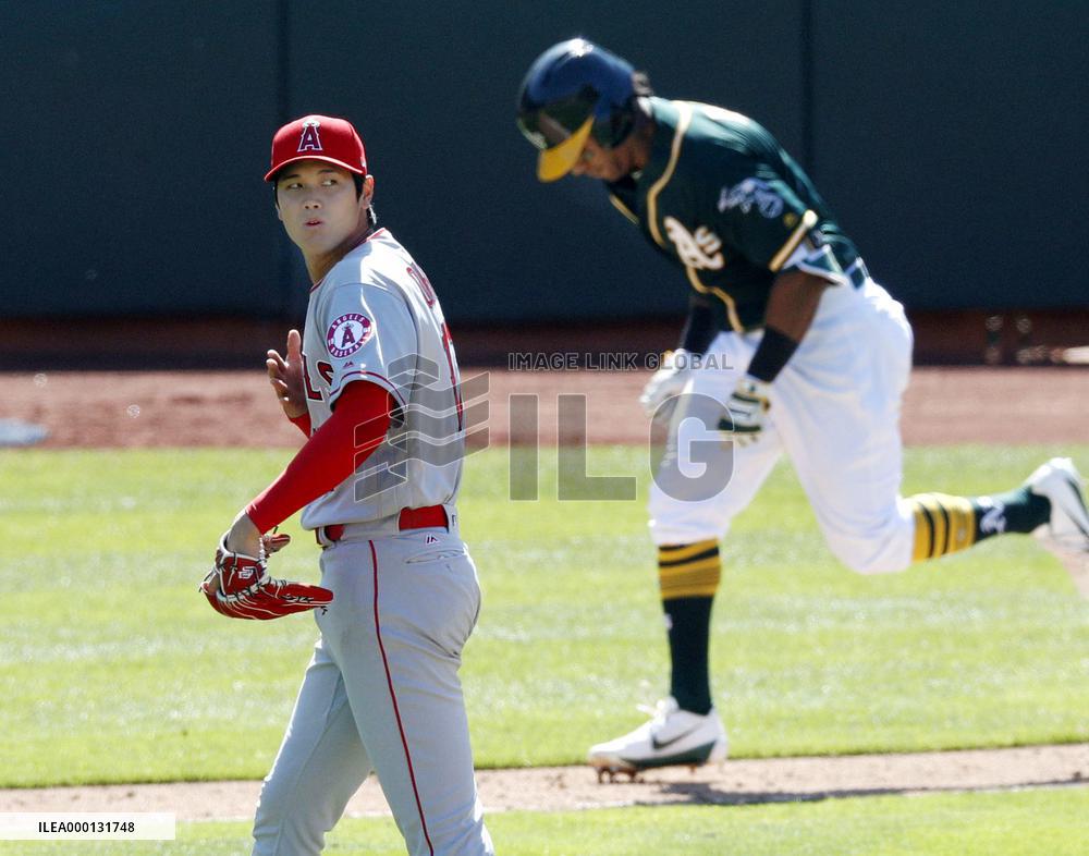 Baseball: Angels' Ohtani