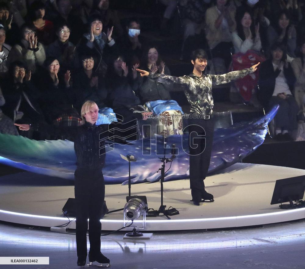 Figure skating: Hanyu and Plushenko on Tokyo ice show