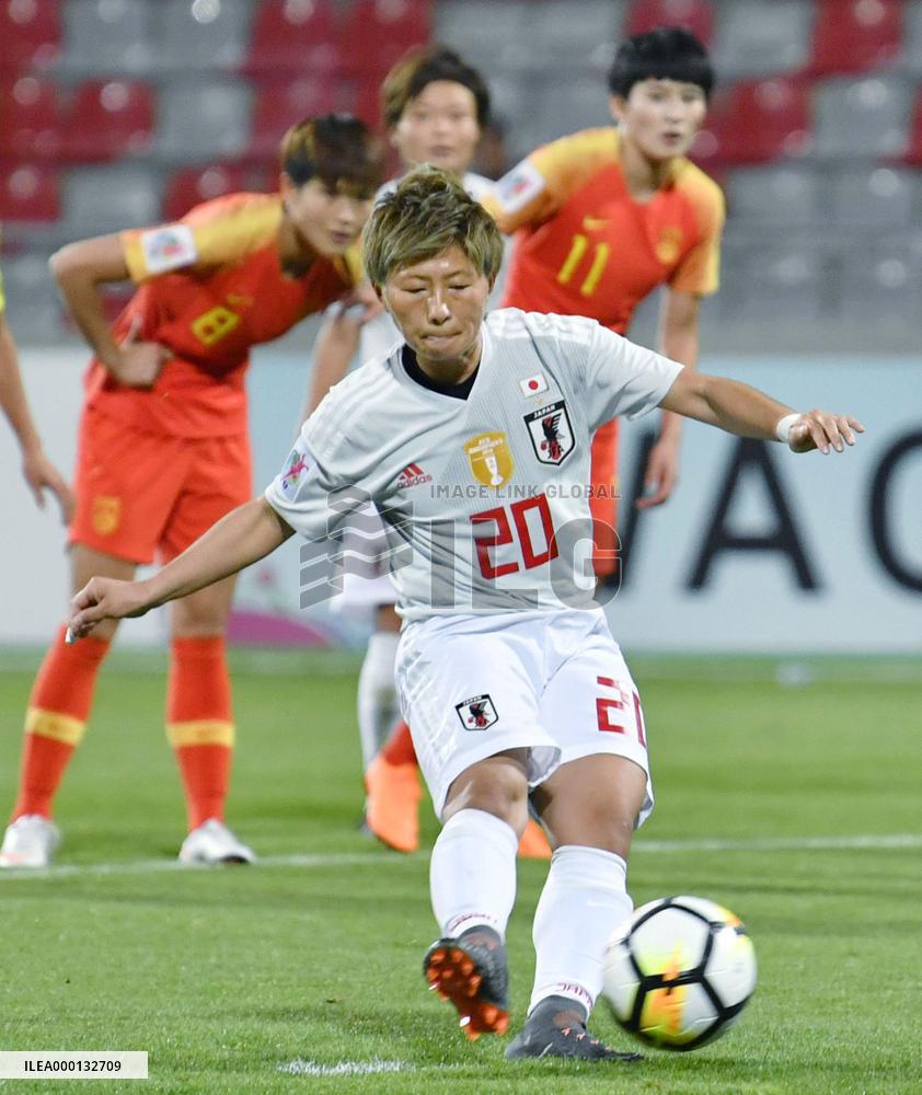 Football: Japan reach final of Women's Asian Cup