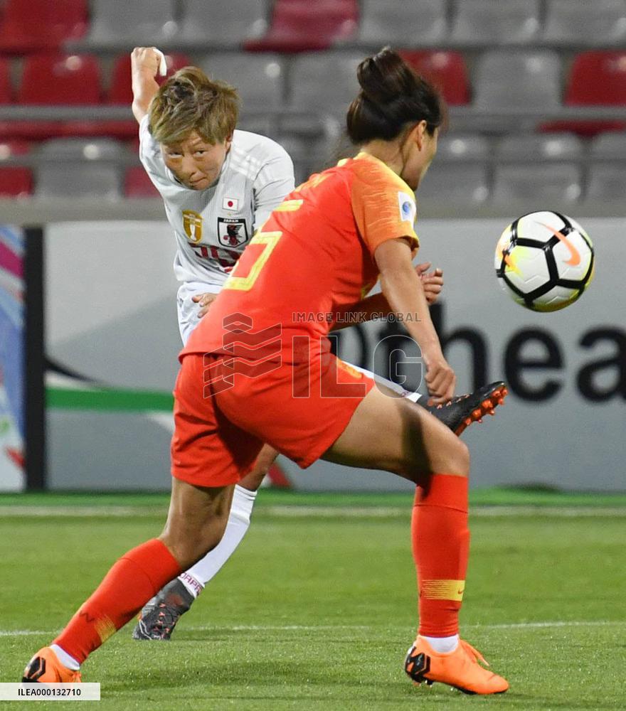 Football: Japan reach final of Women's Asian Cup