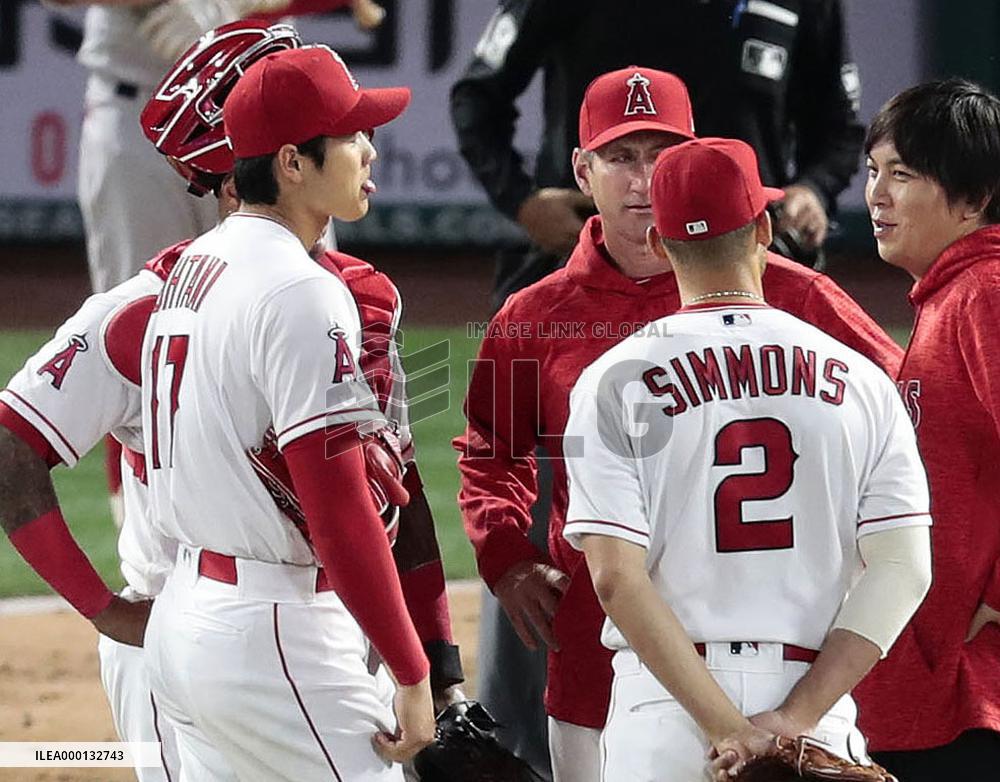 Baseball: Angels' Ohtani