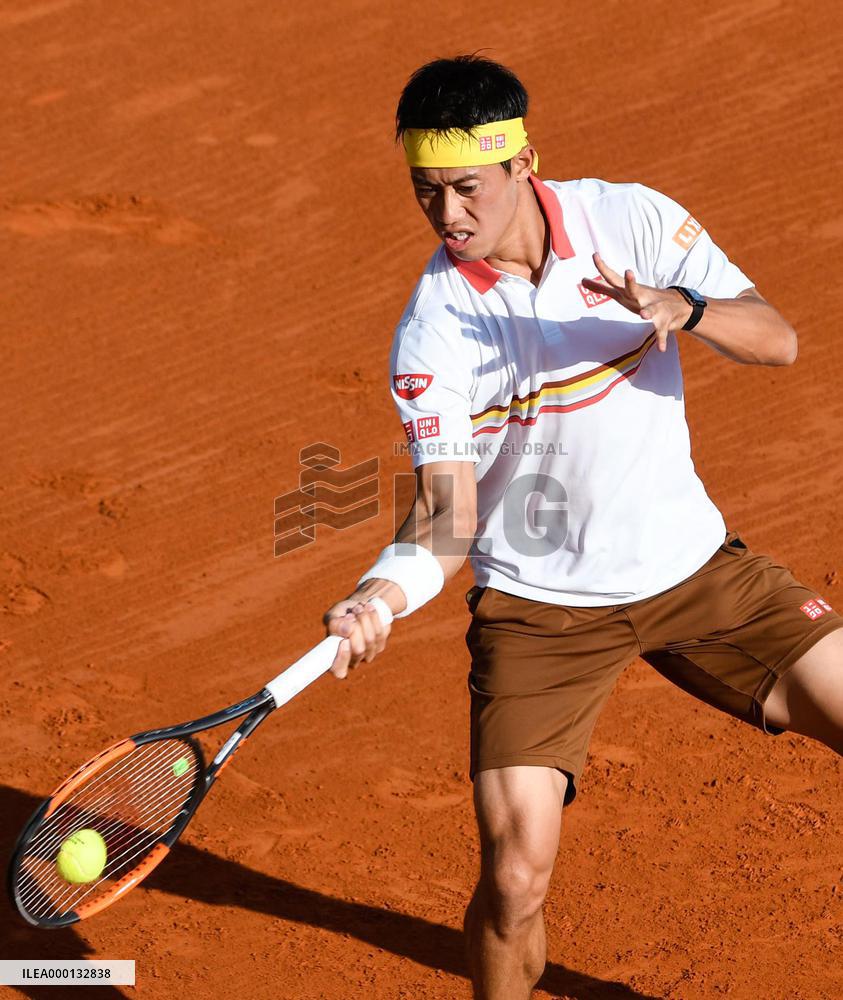 Tennis: Nishikori at Monte-Carlo Masters