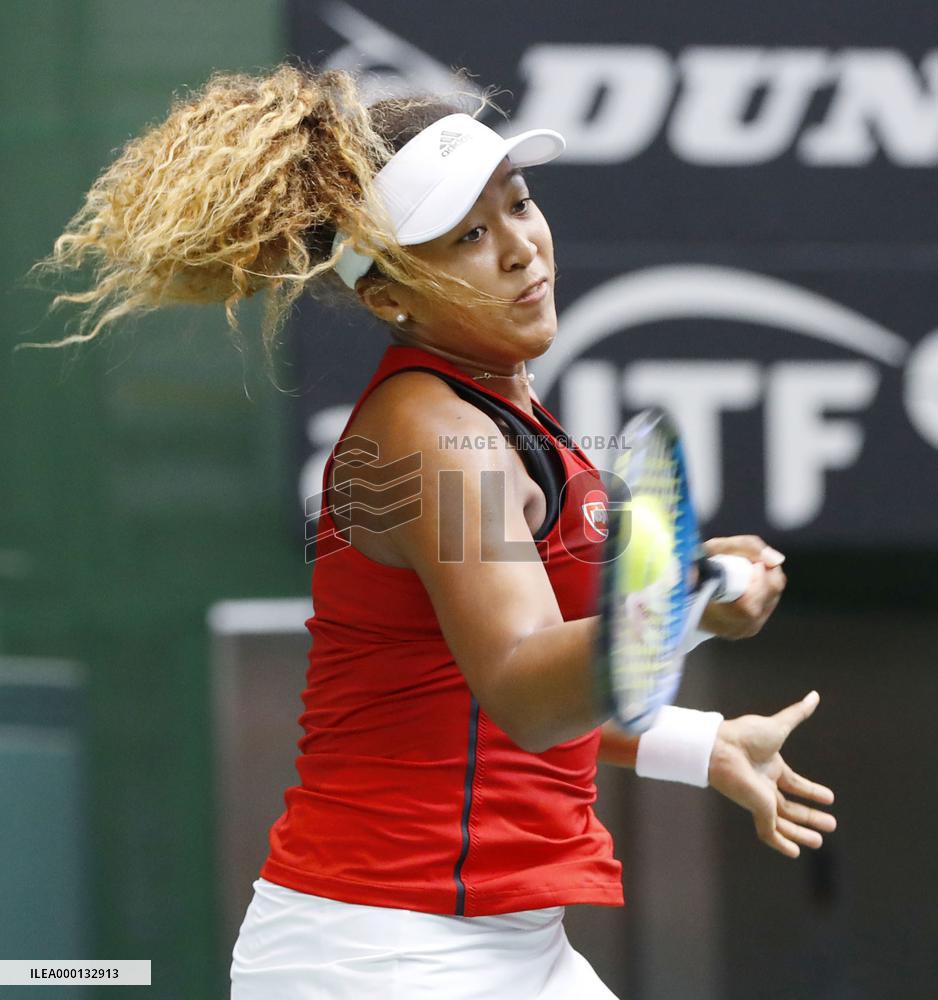 Tennis: Osaka at Fed Cup playoffs