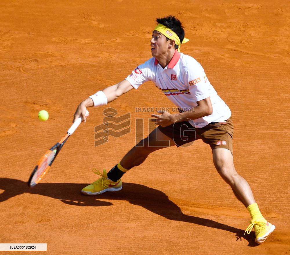 Tennis: Nishikori at Monte-Carlo Masters