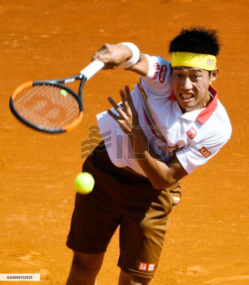 Tennis: Nishikori at Monte-Carlo Masters