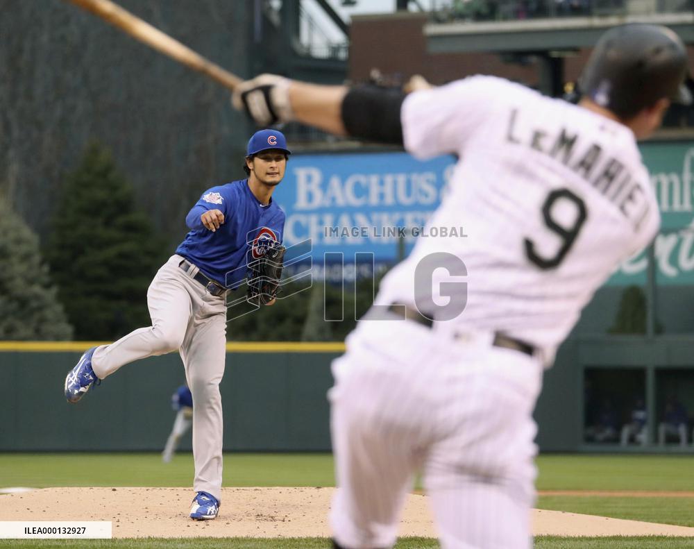 Baseball: Cubs' Darvish