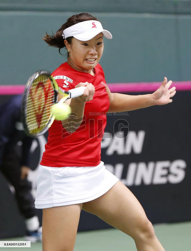 Tennis: Nara at Fed Cup playoffs