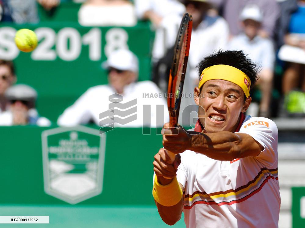 Tennis: Nishikori at Monte-Carlo Masters