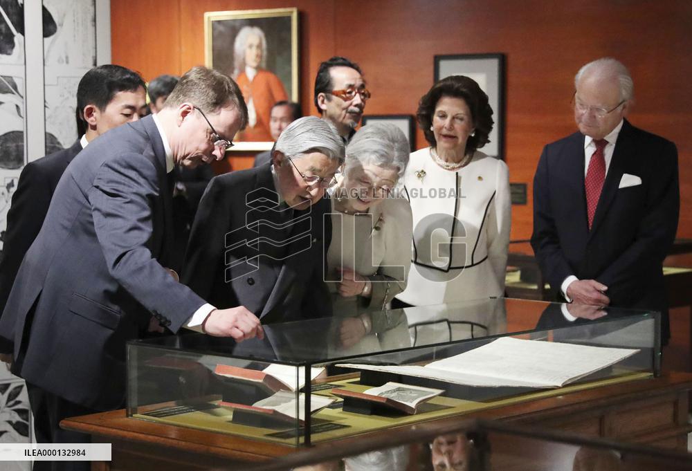 Japanese emperor and Swedish king