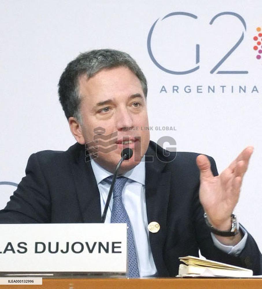 Argentine Treasury Minister Nicolas Dujovne