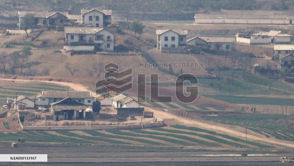 North Korean village
