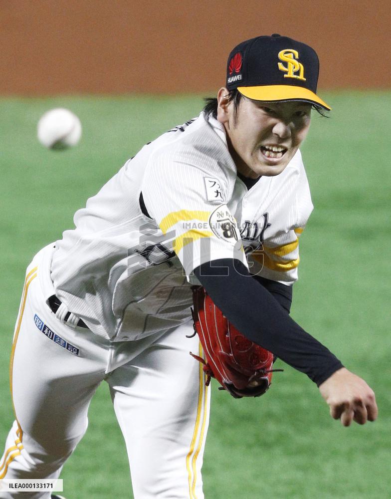 Baseball: Softbank's Ishikawa