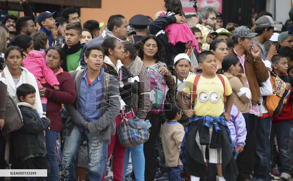 Immigrants heading to U.S.