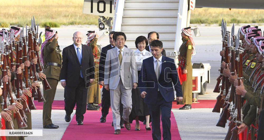 Japanese PM Abe in Jordan