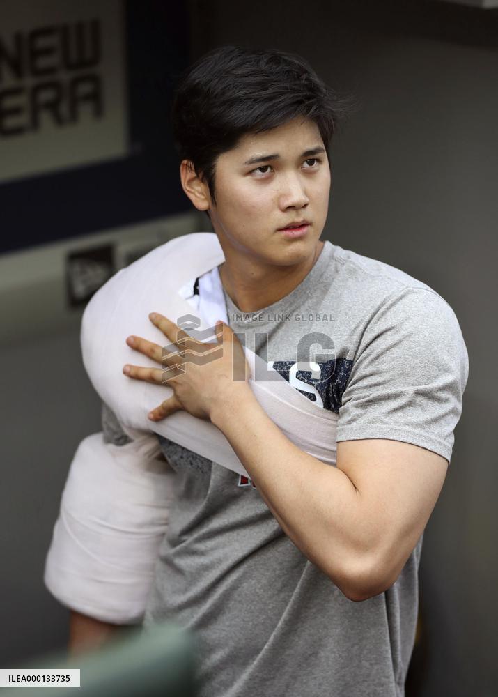 Baseball: Angels' Ohtani