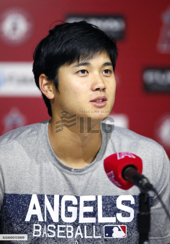 Baseball: Angels' Ohtani