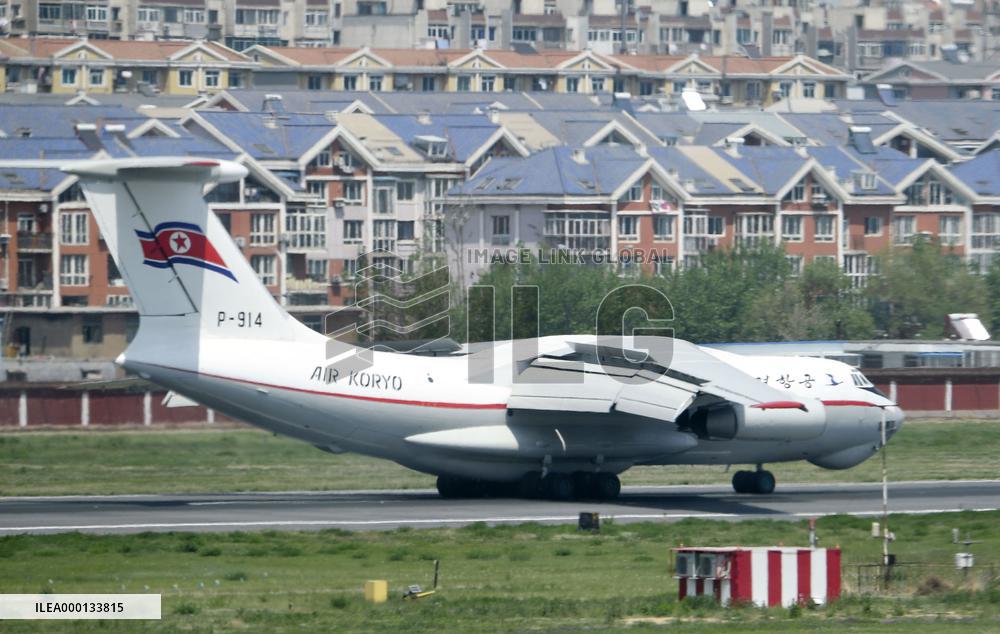Air Koryo airplane in China