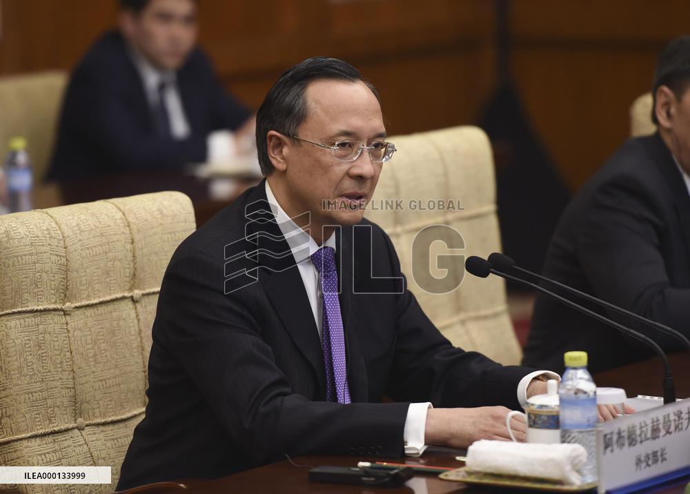 Kazakhstan Foreign Affairs Minister Kairat Abdrakhmanov