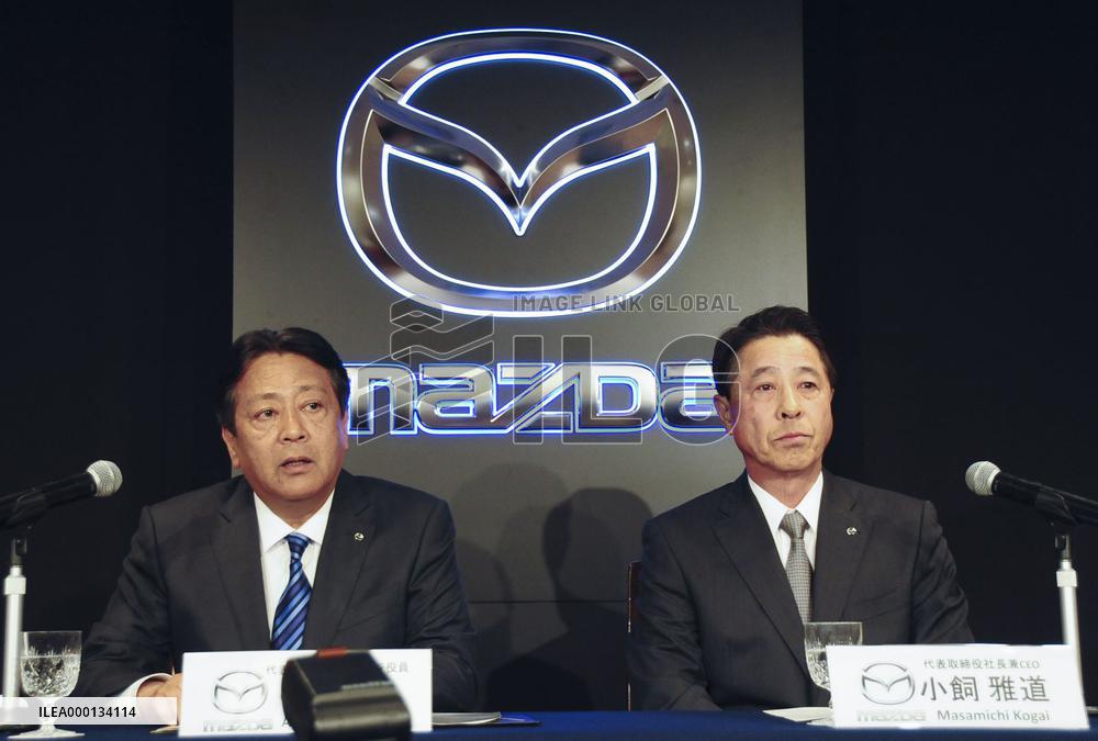 Mazda Motor announces new president Marumoto