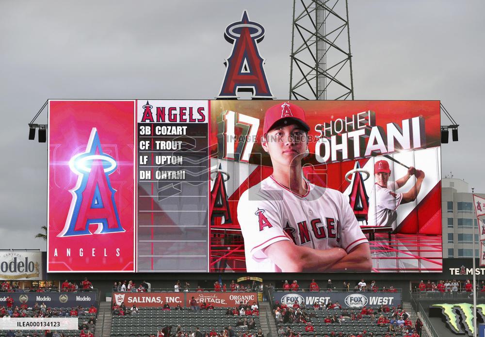 Baseball: Angels' Ohtani